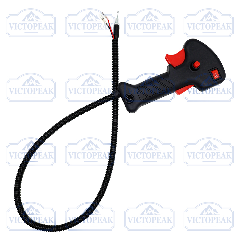 Conjunto de interruptor de acelerador manual para desbrozadora cortadora de césped
