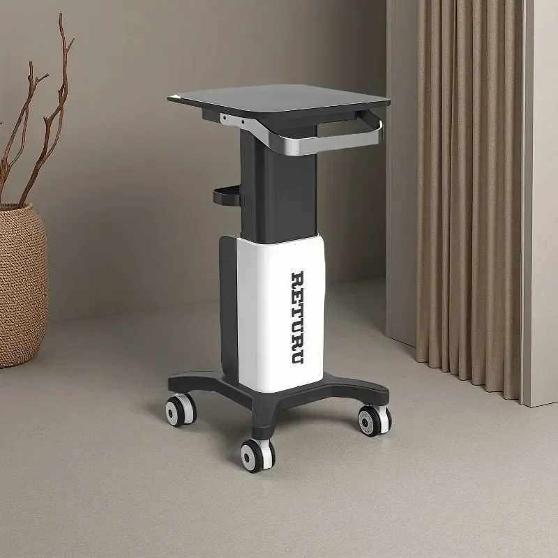 Carro de salón plegable, carrito de utilidad portátil estético de belleza auxiliar rodante, almacenamiento de ruedas, muebles médicos comerciales