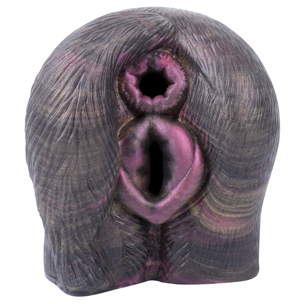 GEEBA Dikirim dari AS kami. Masturbator Pria Dual Channel Dog Pocket Pussy dengan Tekstur 3D Realistis untuk Stimulasi Penis Pria