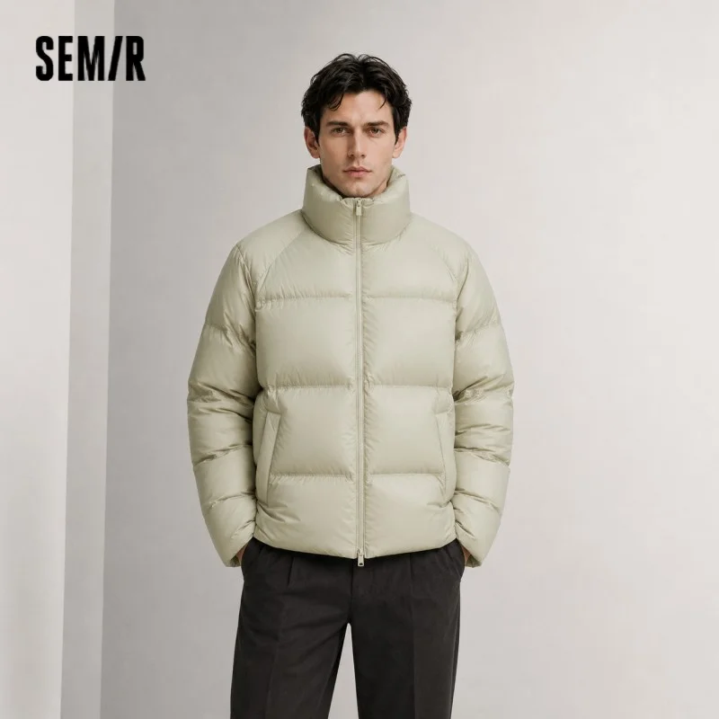 Chaqueta de Plumón Semir para Hombre, Invierno 2026, Nueva Chaqueta Corta Gruesa, Chaqueta Térmica Impermeable, Chaqueta de Plumón de Moda para Parejas