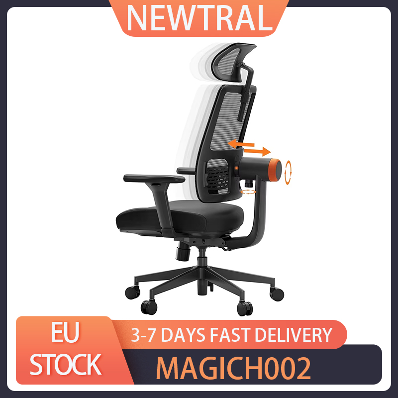 NEWTRAL-silla ergonómica MAGICH002, respaldo de seguimiento automático, soporte de espalda inferior adaptable, reposacabezas ajustable, profundidad del asiento
