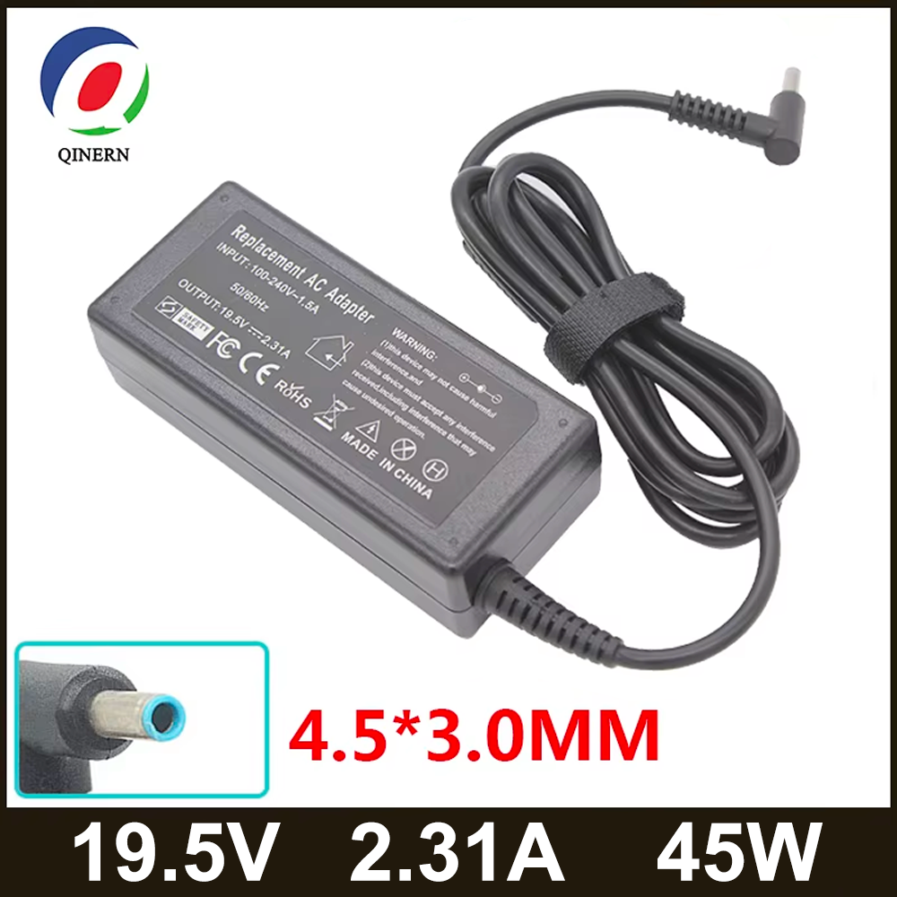 Adattatore caricabatterie per laptop 19.5V 2.31A 45W 4.5*3.0mm per Hp Stream X360 13 14 Pavilion 854054-001 741727-001 740015-001 740015-002