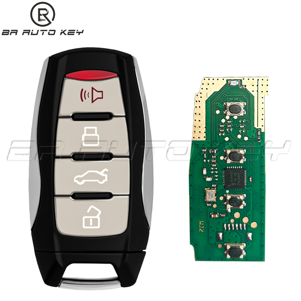 4 Tasten Auto-Fernschlüsselanhänger für Great Wall Haval Jolion F7 F7X H2S H4 H6 2018 2019 2020 2021 433 MHz ID47/ID4A Chip