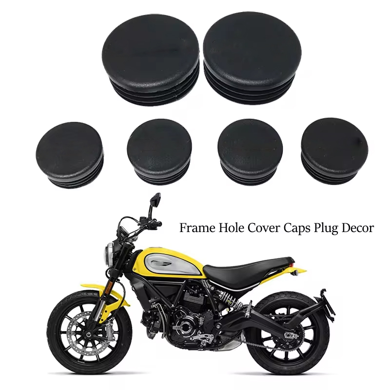 Para Ducati Scrambler 400 800 2014 2015 2016 2017 2018 2019 tornillos de carenado marco agujero tapa enchufe decoración marco tapa conjunto 6 uds