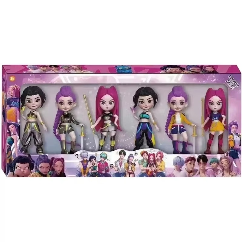 2027NEW Kpop Devil Hunter Rumi Zoe Mira anime polyvinylchloride karaktercollectie bureaubladversieringen nieuwjaarscadeau