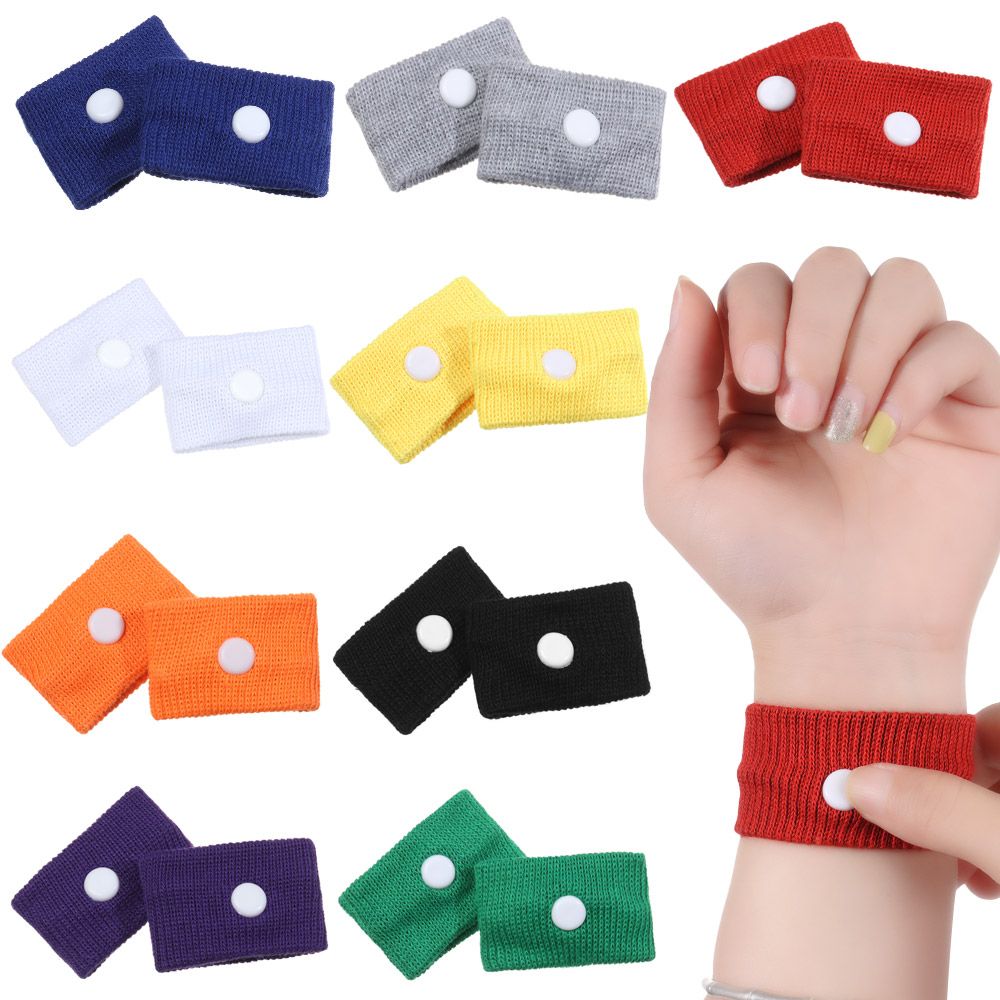 2PCS Anti Motion Sickness สายรัดข้อมือวง Anti คลื่นไส้สายรัดข้อมือ Carsickness Seasick สายรัดข้อมือกีฬาอุปกรณ์เสริม