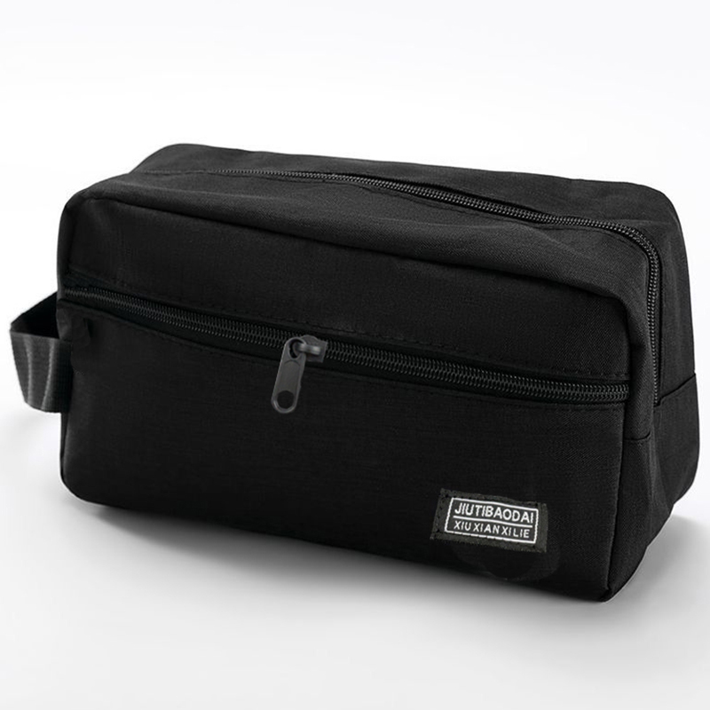 Neceser de negocios para hombre, organizador de maquillaje de viaje, bolsa de almacenamiento de gran capacidad, diseño de moda duradero, ideal para uso diario