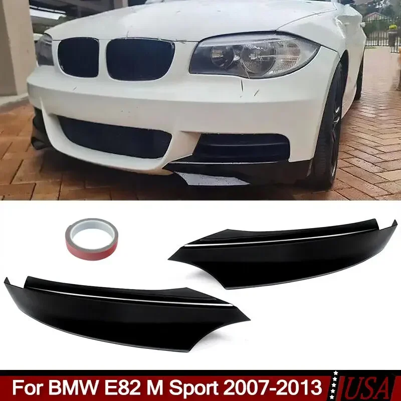 ตัวแยกมุมกันชนหน้าสำหรับรถ BMW E82 135i ม. แบบสปอร์ต2007-2013