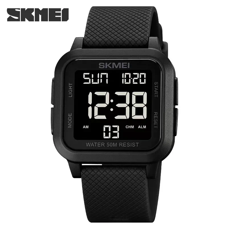 SKMEI1894 Sveglia da uomo Crono Orologio 5Bar Orologi militari impermeabili Display a LED Shock Orologio digitale reloj hombre Sport all'aria aperta Wat