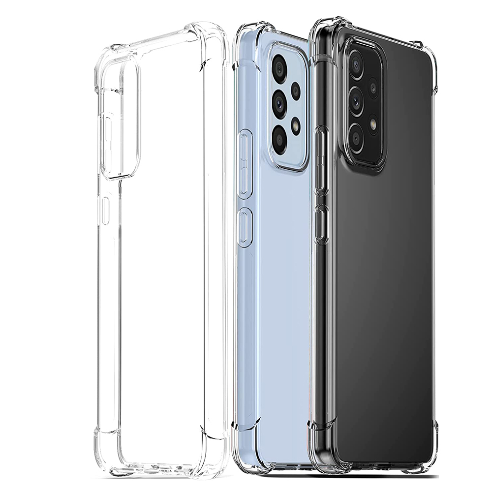 Funda blanda de silicona a prueba de golpes con Airbag para Samsung Galaxy A73 A53 A33 A13 A72 A52 A32 A22 A12 A71 A51 A31 A70 A50 funda transparente