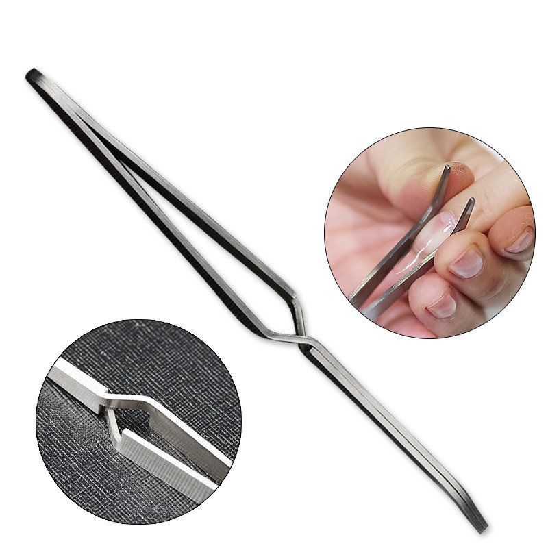 1pc multifuncional de aço inoxidável arte do prego moldar pinças cruz clipe de unhas ferramentas manicure moda nova ferramenta da arte do prego