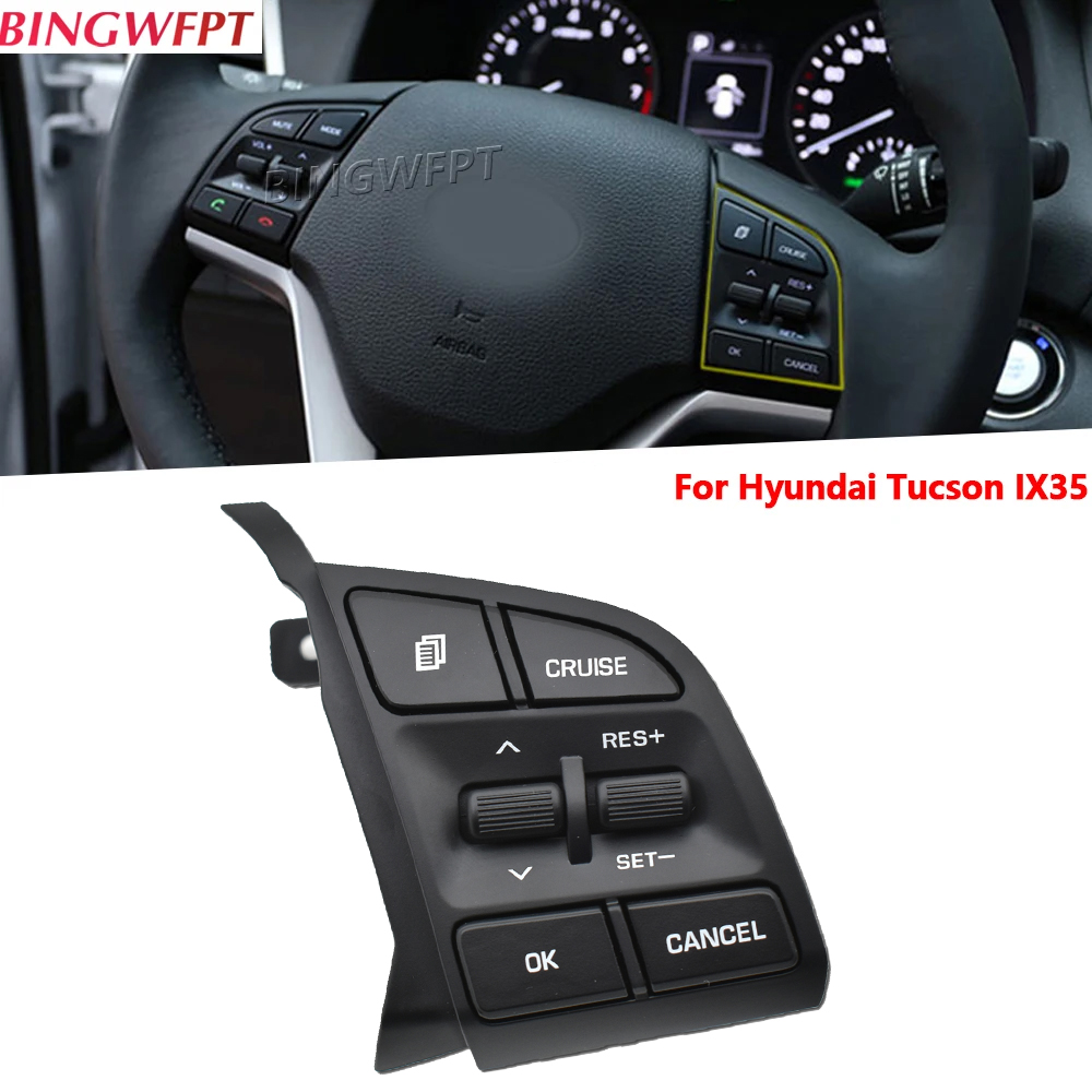 Stuurwiel Audio Schakelaar Cruise Control Schakelaar VOOR HYUNDAI Tucson 2016-2019 96710D3500 96710-D3500