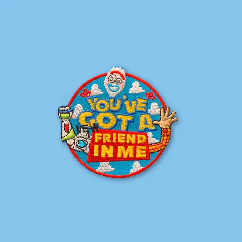 1PC You're Got A New Friend In Me ปัก Morale Badge DIY ของขวัญเหล็กบนแพทช์สําหรับเสื้อผ้าหมวกกระเป๋าเสื้อ Trucker หมวก