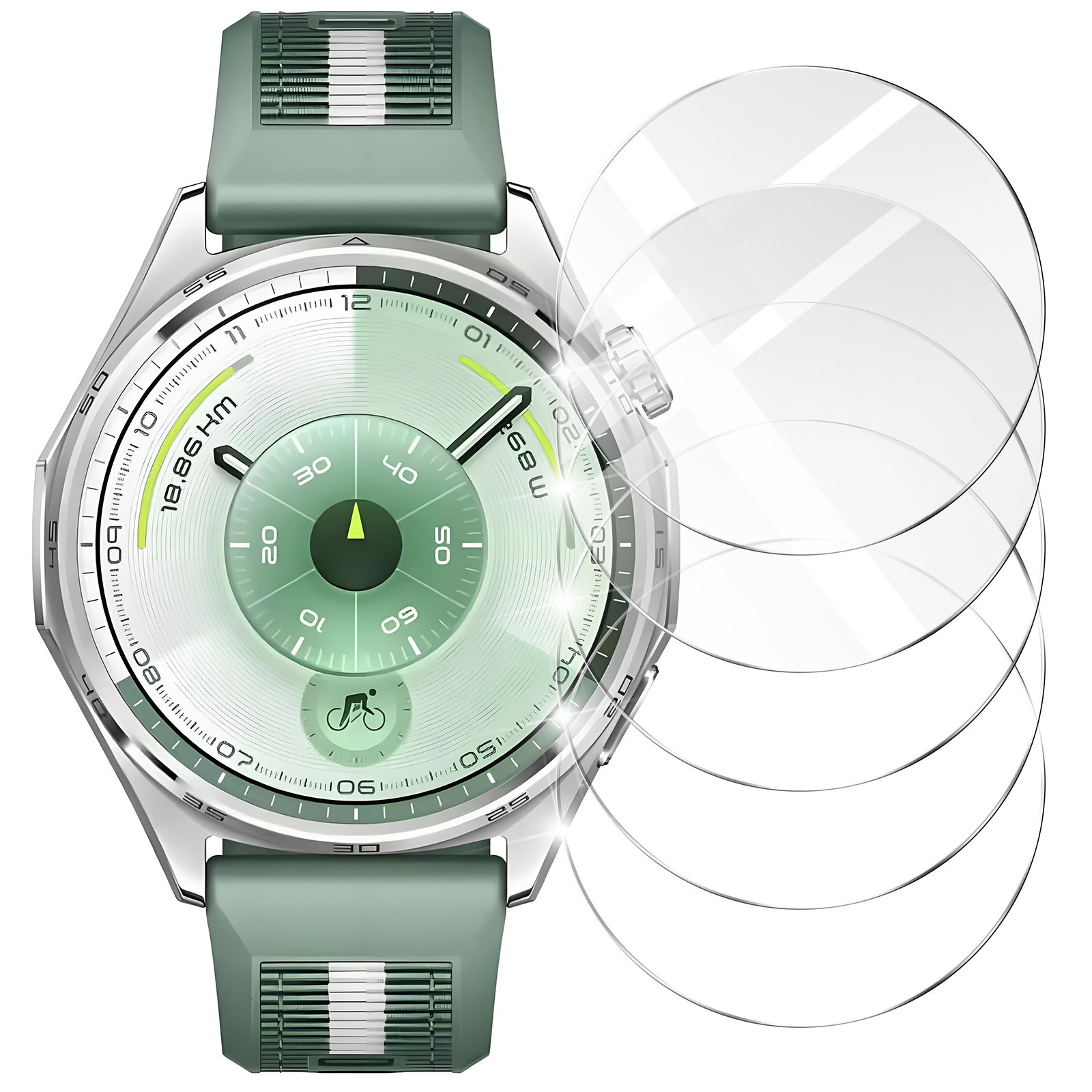 9H gehärtetes Glas für Huawei Watch GT 6 Pro 46 mm 41 mm, Premium-Displayschutzfolie, langlebige HD-Anti-Kratz-Folie für GT6-Zubehör