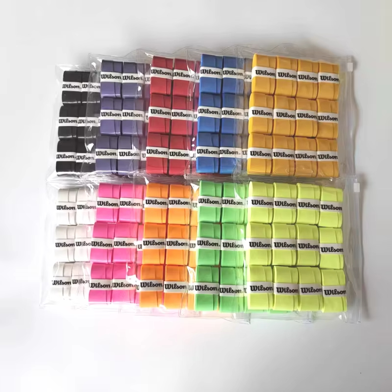 12 Uds. Raqueta de tenis Wilson Overgrip banda para el sudor agarre de absorción PU antideslizante mango de raqueta agarre de tenis Griptape Padel Grip PRO