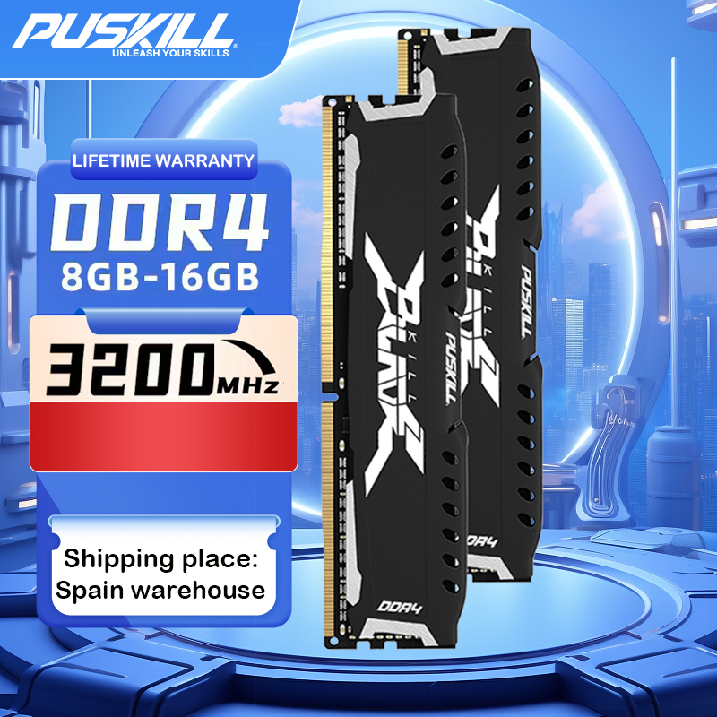 Puskill notebook ddr4 memoria ram 8gb 3200mhz 2666mhz 2x8gb 1,2 v 260pin sodimm laptop speicher
