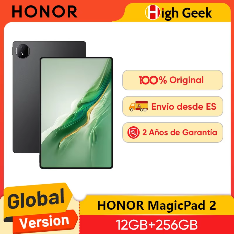 Wersja globalna HONOR MagicPad 2 Tablet 12,3 cala Ekran OLED Procesor Snapdragon 8s Gen 3 Aparat tylny 13 MP Bateria 10050 mAh HONOR Magic Pad 2