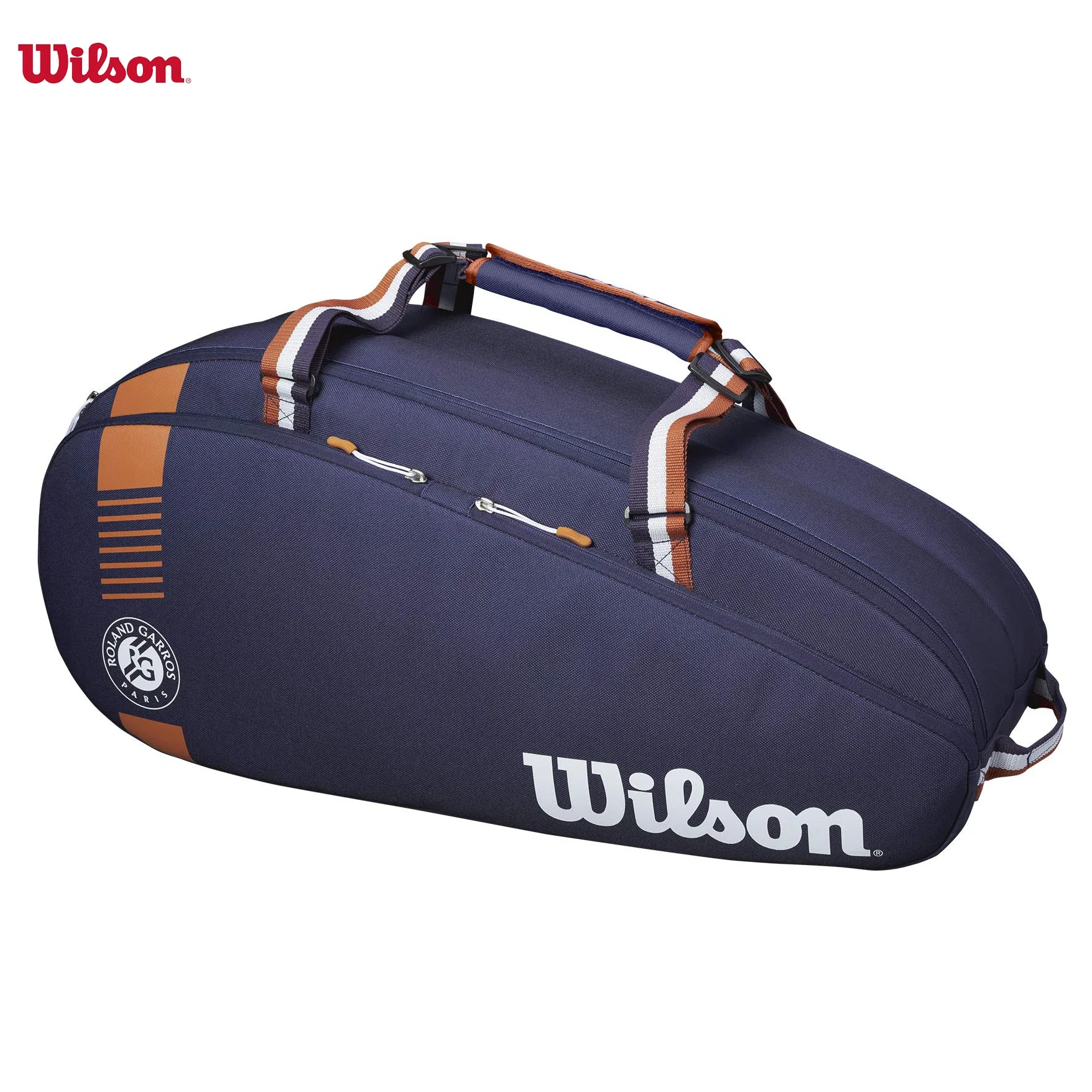 Wilson - теннисная ракетка French Open Team, холщовые сумки от 3 до 6, Roland, Garros, глиняный корт, турник, сумка для теннисных ракеток, глиняный тем