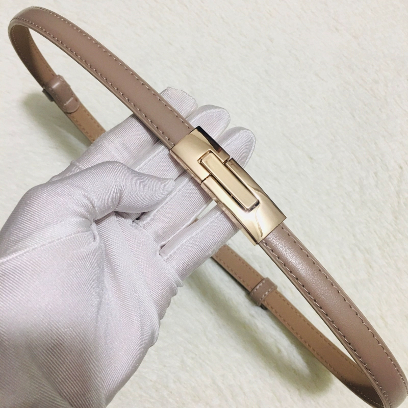 Ceinture en cuir véritable pour femme, boucle à fermoir doré tendance, ceinture fine pour robe, jean, pull, tenues décontractées au quotidien