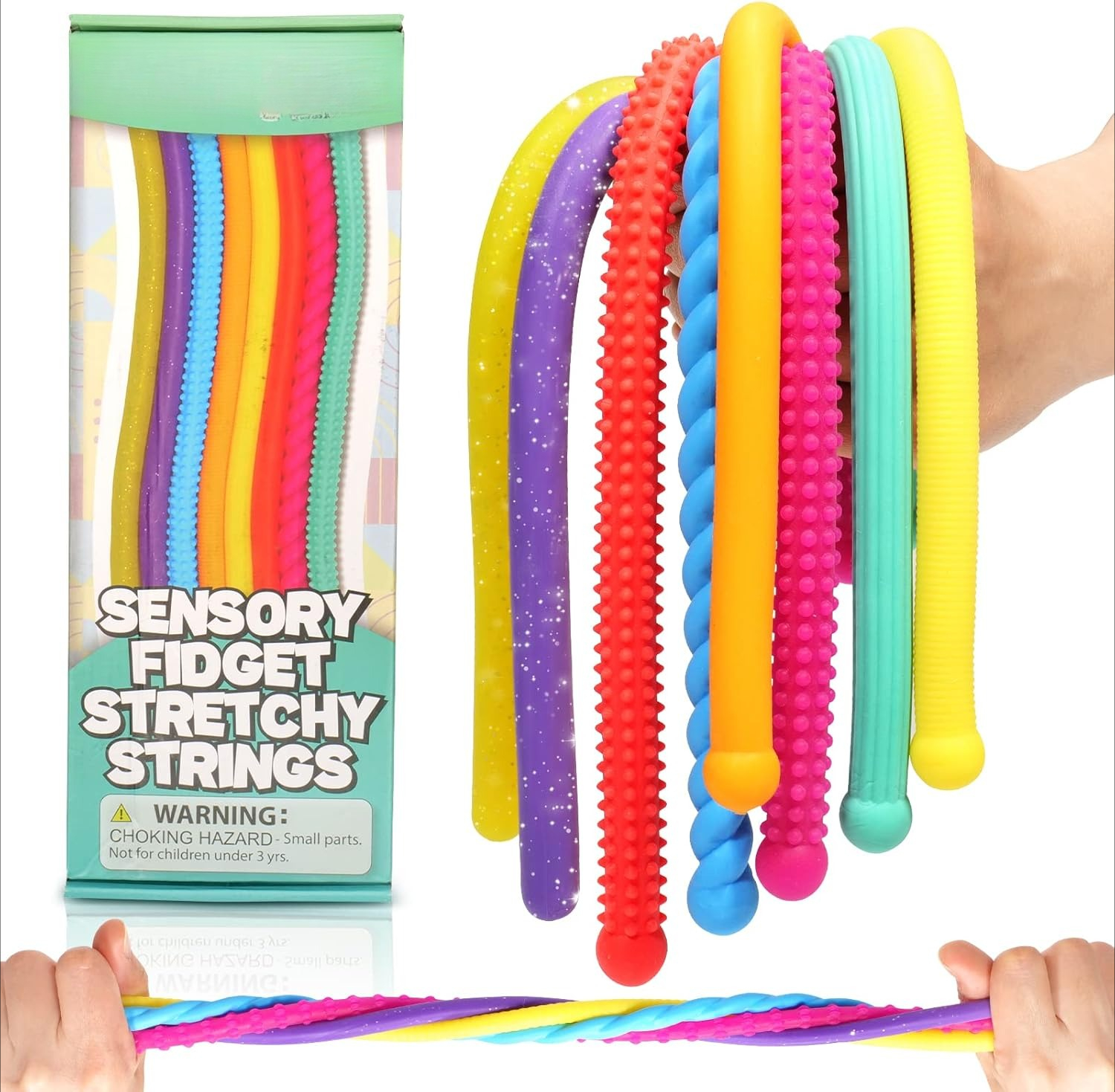 Jouets sensoriels pour l'autisme, jouets extensibles texturés pour l'anxiété au stress, jouets sensoriels pour les besoins spéciaux pour les autistes