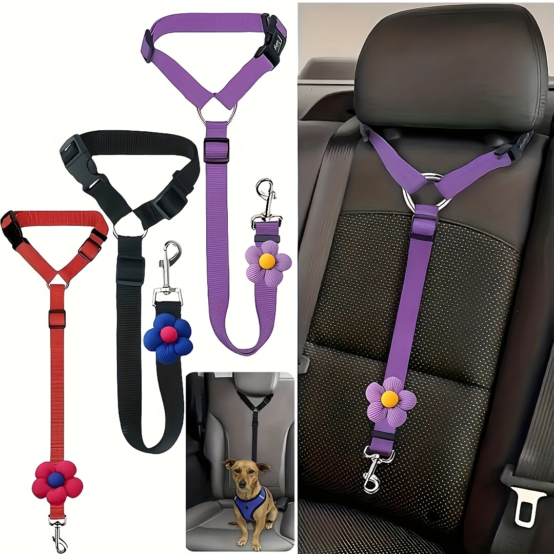 Cinturón de Seguridad para Perros en Vehículos, Correa de Seguridad para Mascotas, Regalo de Navidad