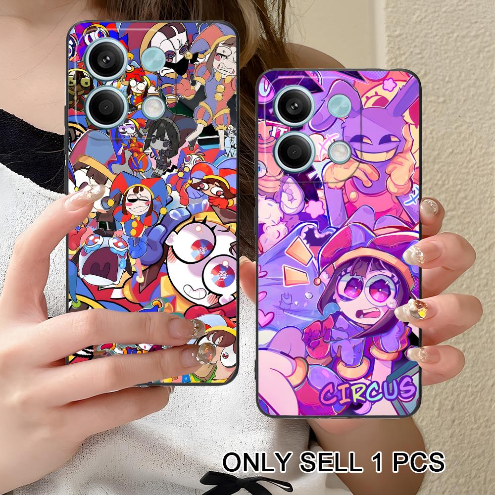 Verbazingwekkende Circus Telefoonhoesje voor Xiaomi Redmi Note 15 14 13 12 11 S Pro Plus 4G 5G Zachte TPU Stootbestendige Hoes