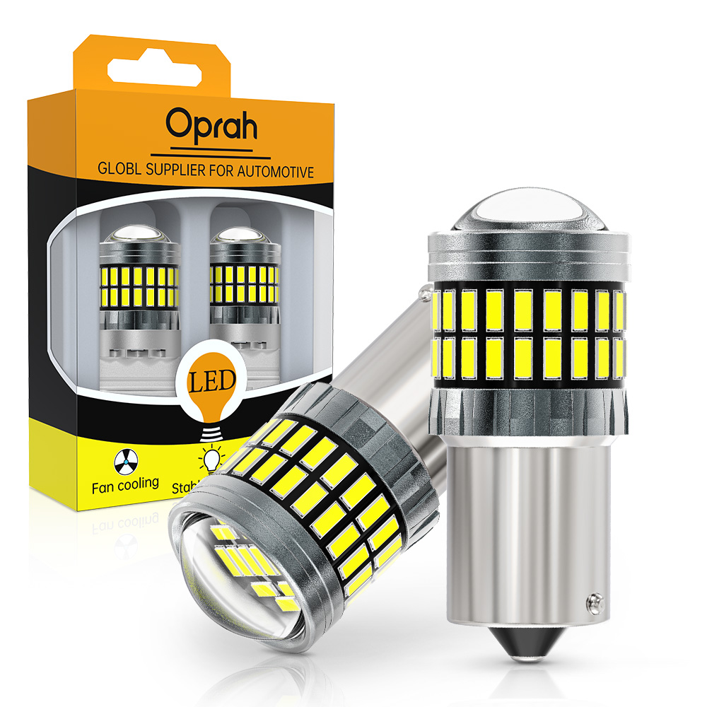 Oprah 2 шт. Светодиодный светильник для грузовиков 12 В 24 В 1156 BA15S BAU15S 1157 BAY15D 7440 7443 Фара указателя поворота DRL Боковая парковочная лампа