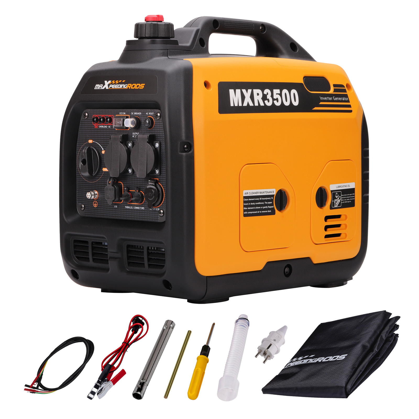 Kompakter, leistungsstarker, tragbarer 3500-Watt-Inverter-Generator, leicht, super leise für Wohnmobile