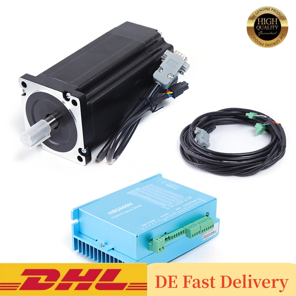 Комплект привода шагового двигателя 12 нм с замкнутым контуром Nema34 DSP AC60V