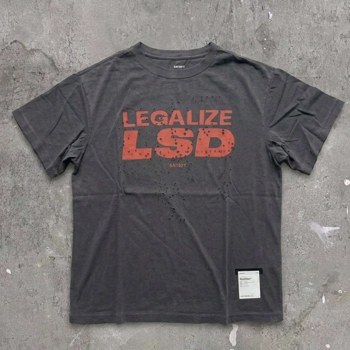 Satisfy MothTech Series Laser Cut ademende, zwaar wasbaar hardloopshirt met korte mouwen