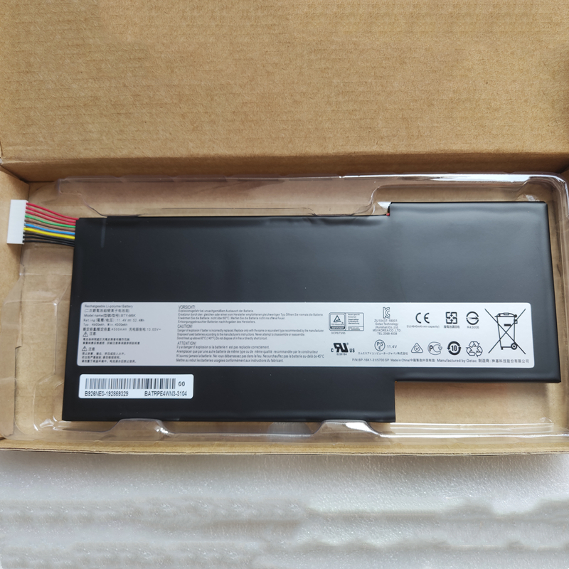 BTY-M6K Battery For Msi GS63VR GS73VR GS63 GF63 GF65 GS73 GF75 Thin 7RG 8RD 8RC 8RX 8RB 8RF 9SC 9SCXR 10SCSR 10SCXR 10SDR 10SER