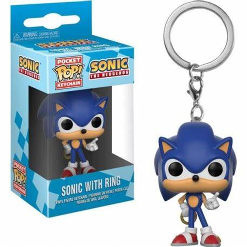 Funko Pop porte-clés Super sonique hérisson Garage Kit poupée ornements modèle rapport de jeu jouets à collectionner pour les enfants