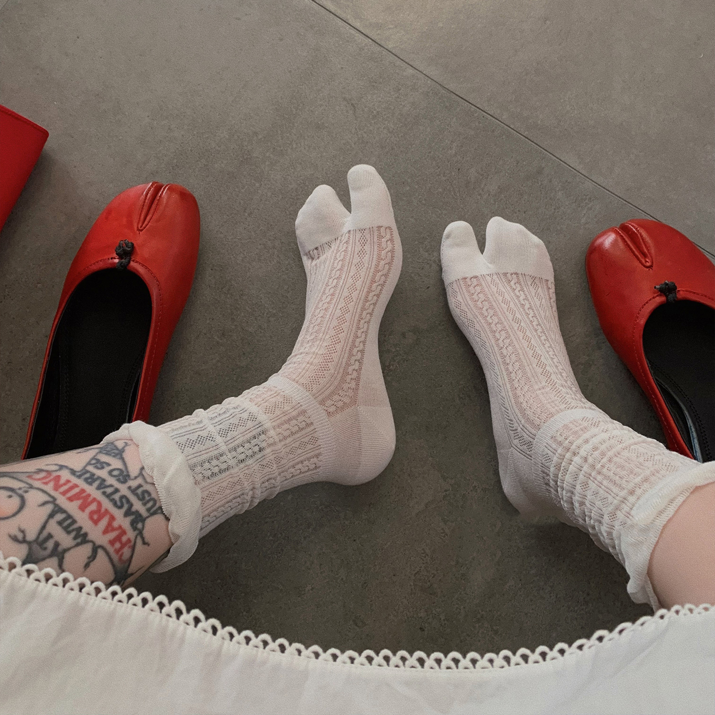 Comfortable Soft BreathableCombed Cotton Summer Thin Split Toe Woman Mesh Socks Ice Cream Candy Color Two-Toed Japanese Tabi Sox
