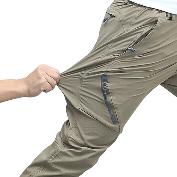 Vierseitige elastische, schnell trocknende Hose für Herren-Bergsteiger-Outdoor-Hose, leicht und dünn für Damen, Sommer, elastisches, atmungsaktiv