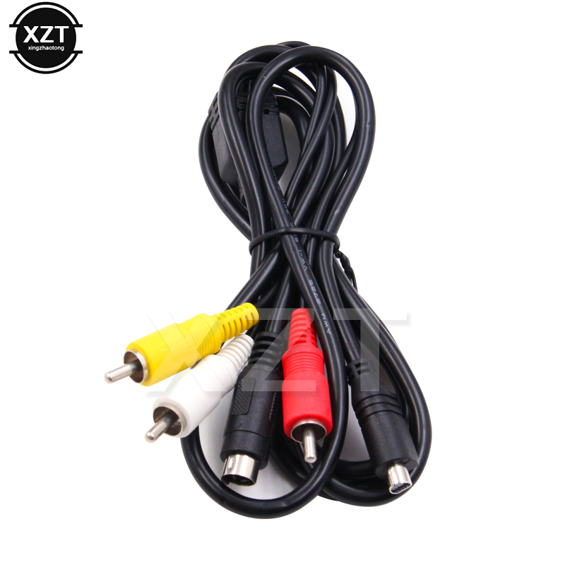 AV-кабель длиной 1,2 м, 10-контактный разъем DVI DV на 3 RCA S-Video для видеокамеры Sony DCR Handycam, цифровой камеры VMC-15FS, кабель A/V