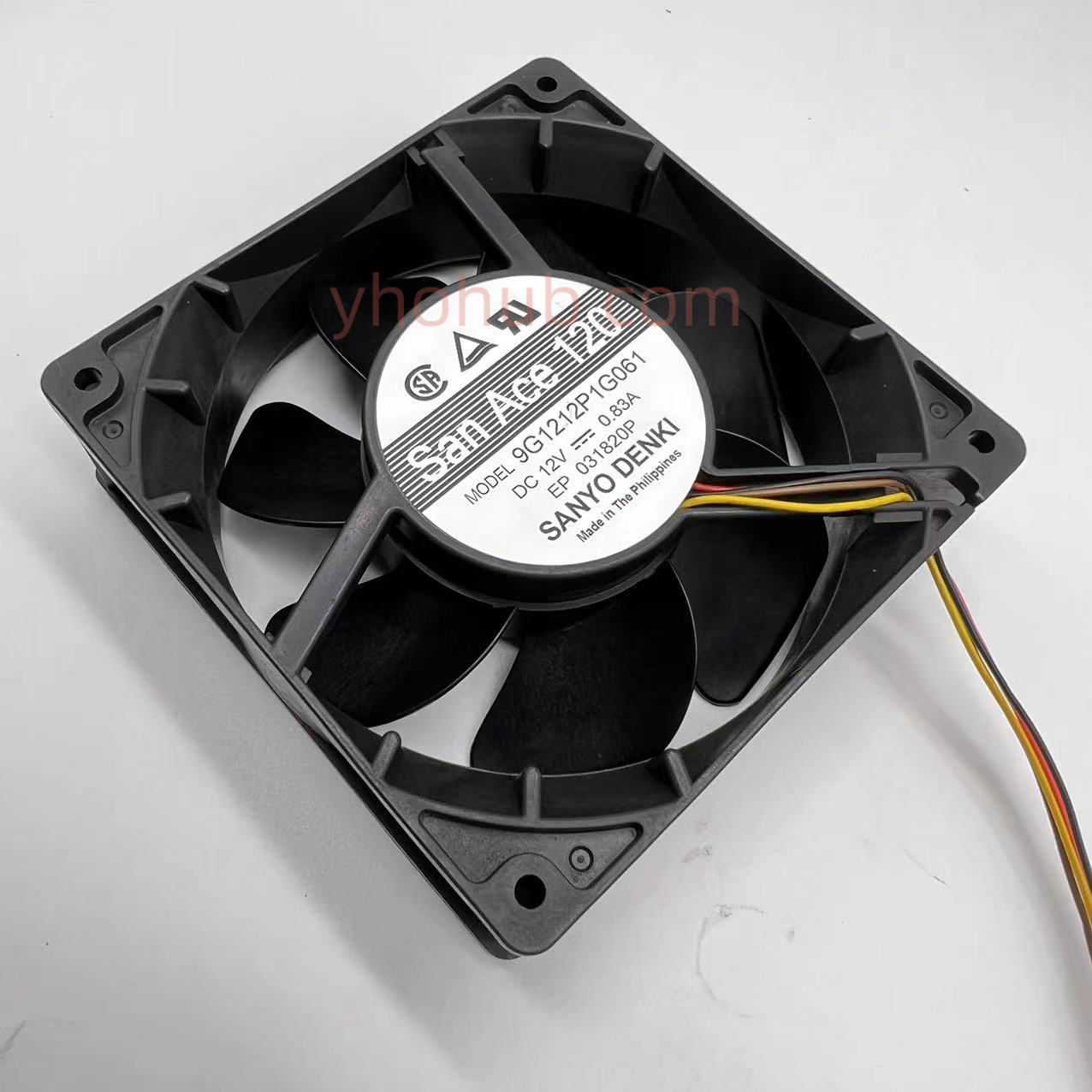 SANYO – ventilateur de refroidissement DENKI DC 12V, 0,83a, 120x120x38mm, 4 fils, pour serveur