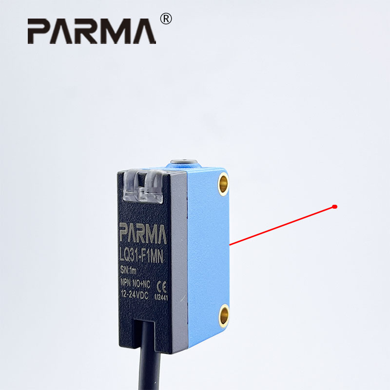 PARMA LQ31-F1MN 1M Czujnik fotoelektryczny laserowy o dużym zasięgu z odbiciem rozproszonym, przemysłowy optyczny detektor fotoelektryczny