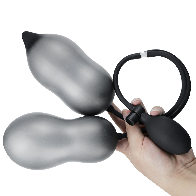 Tapón Anal inflable expandible, consolador con bomba, dilatador Anal Bdsm, juguete sexual Gay, masaje de próstata para agrandar el ano por bomba
