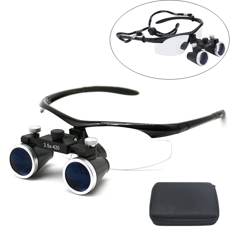 Loupe binoculaire 3,5X professionnelle, loupe de précision, troisième main, lentille grossissante pour la réparation