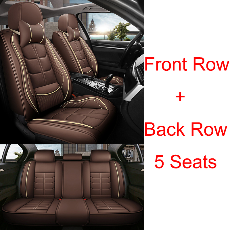 Pokrowiec na fotel samochodowy z podparciem lędźwiowym 3D do KIA Sportage Ceed Rio Niro Optima Soul Forte Spectra Sorento, akcesoria samochodowe, skóra PU