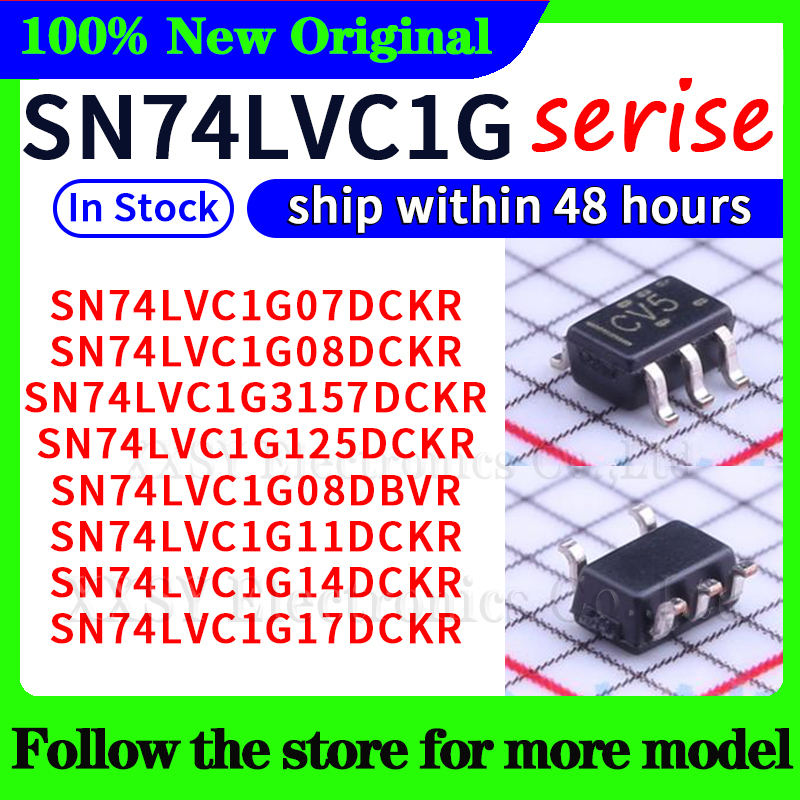 10 stks/partij SN74LVC1G07DCKR SN74LVC1G08DCKR SN74LVC1G125DCKR SN74LVC1G3157DCKR SN74LVC1G11DCKR SN74LVC1G08DBVR SN74LVC1G14DCKR