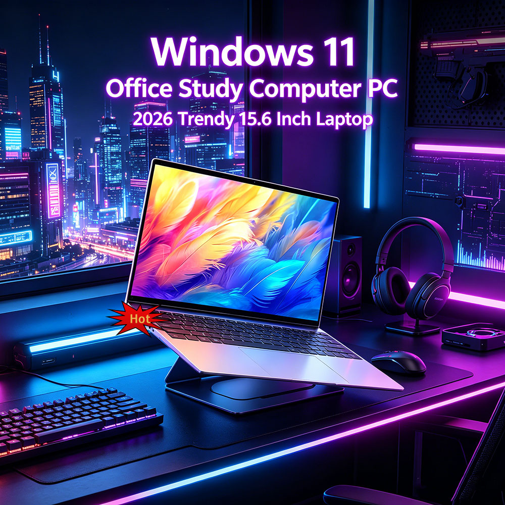 堅牢な15.6インチポータブルノートパソコン Windows11搭載 32GB DDR4 2TB SSD ゲーミング/オフィス向けコンピューター Intel 6500Y/Intel I9-9900搭載