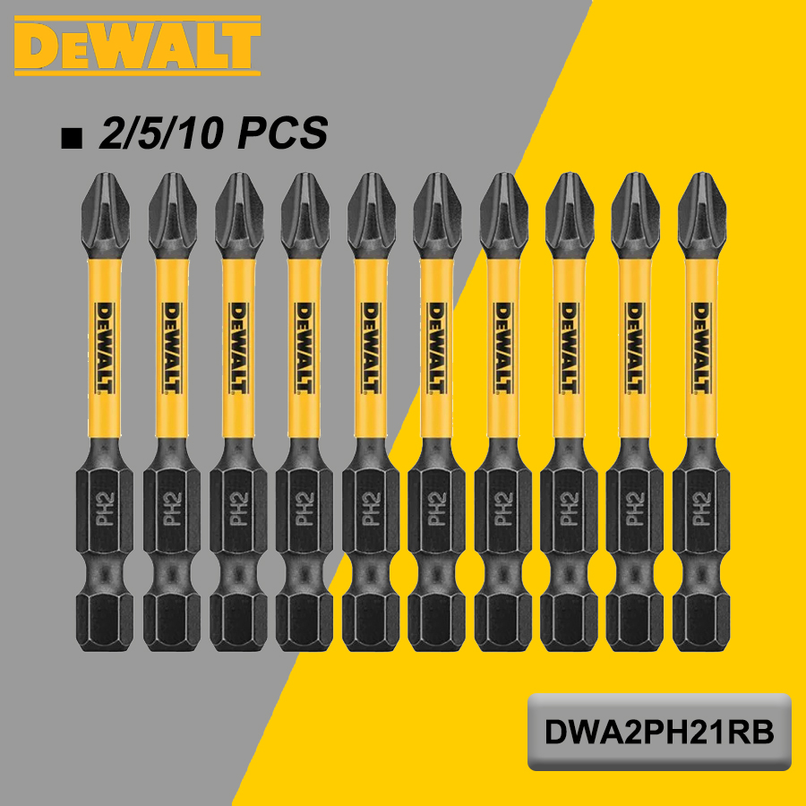 DEWALT 2/5/10 шт. PH2 57 мм оригинальная ударная отвертка электрическая отвертка высокой твердости дрель DWA2PH21RB