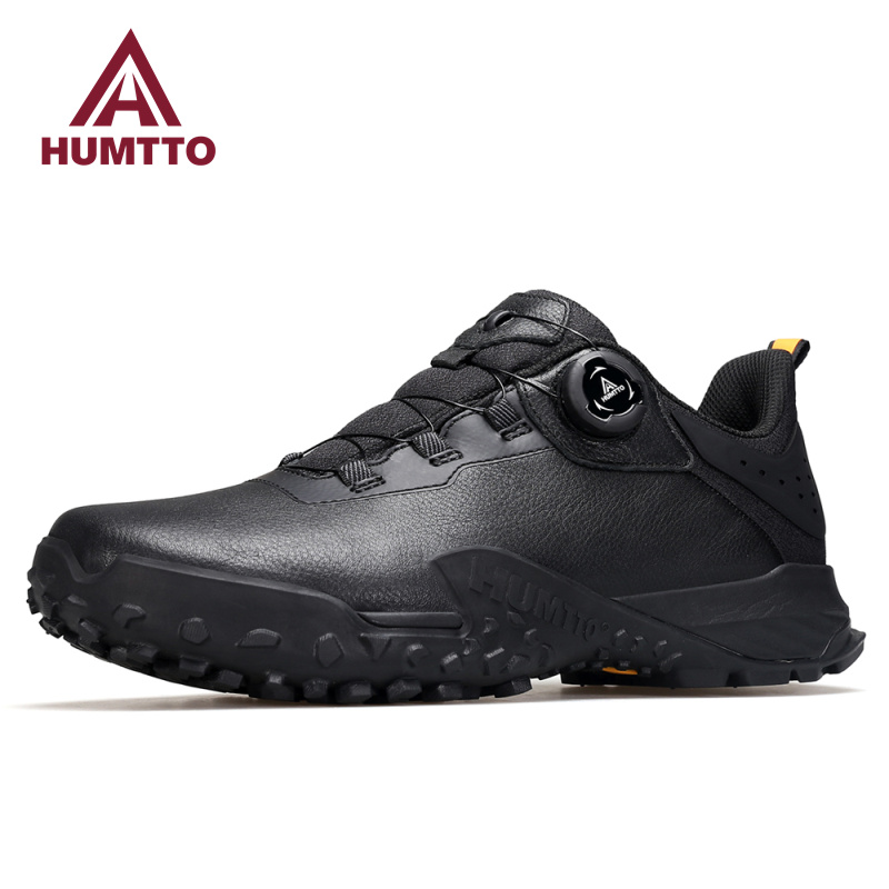 HUMTTO chaussures de randonnée pour hommes de luxe concepteur hiver escalade Trekking baskets hommes en cuir Sports de plein air sécurité travail homme chaussures