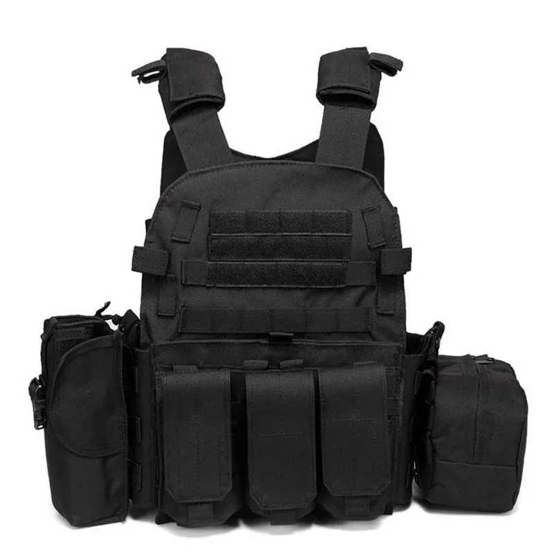 6094 Militärische Taktische Weste Körper Rüstung Kampf Armee CS Getriebe Jagd Platte Träger Airsoft Zubehör Wargame Beutel Molle Weste