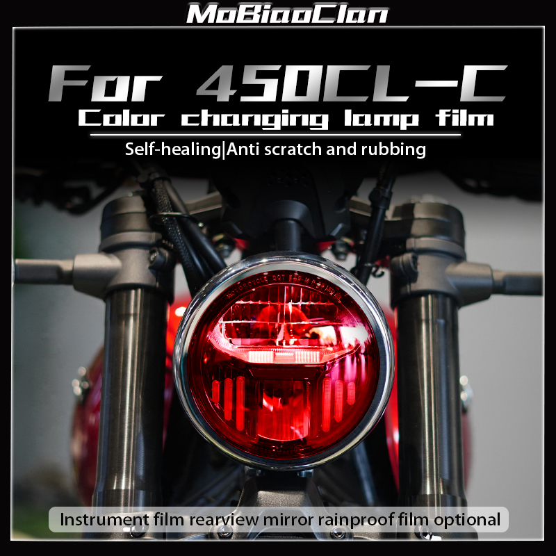 Untuk CFMOTO 450CL-C 450CLC Film instrumen lampu belakang Film perlindungan Decal Film mobil tak terlihat aksesoris modifikasi