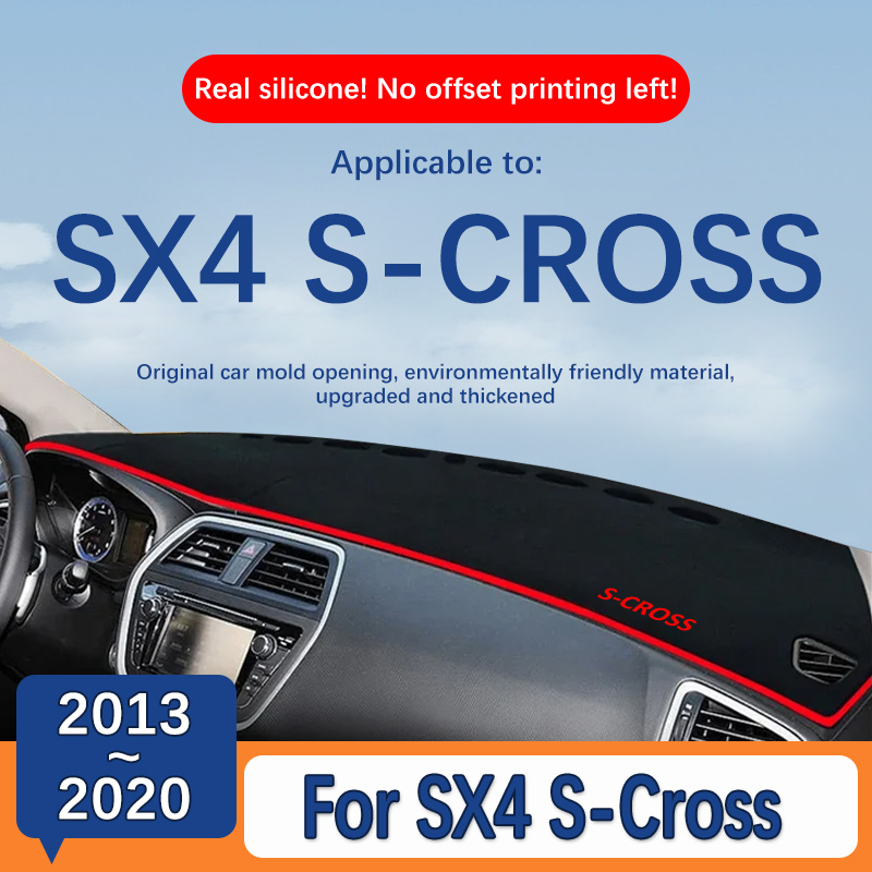 Auto Cruscotto Zerbino Parasole Per Suzuki SX4 S-Cross 2013 2014 2015 2016 2017 2018 2019 2020 Strumento Scrivania Copertura Accessori