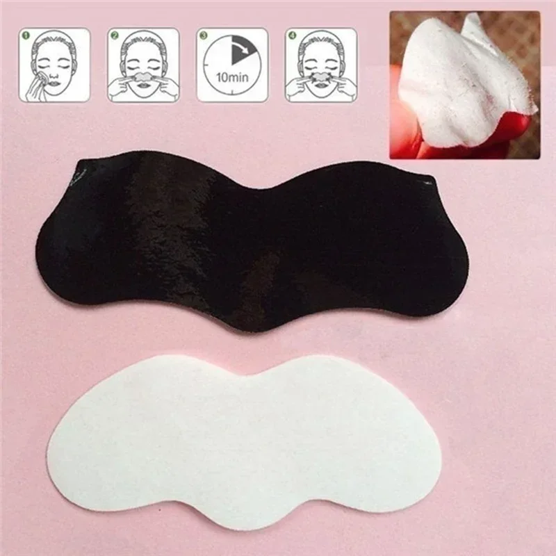 10PCS จมูก Blackhead Remover หน้ากากทําความสะอาดลึกหดรูขุมขนสิว Treatment Mask