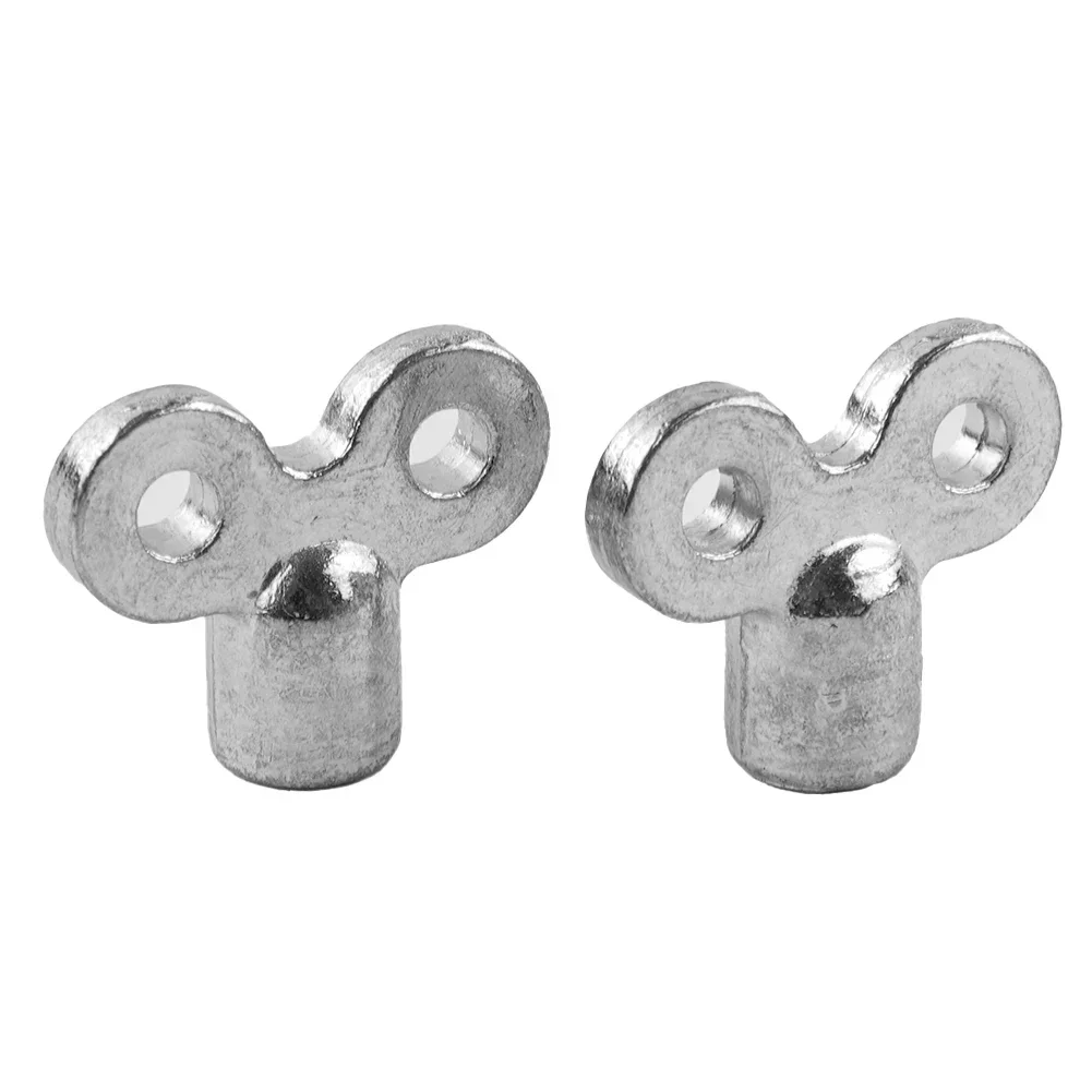 Chave da válvula de escape do radiador quadrada 5x5mm acessórios do radiador liga de zinco para limpeza do radiador chave da válvula de escape para todos os aquecimento