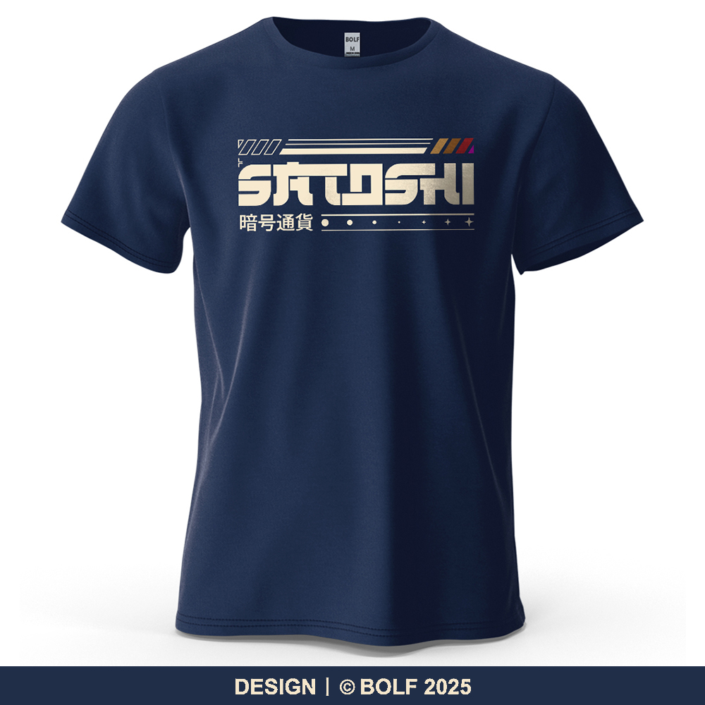 Satoshi and Crypto Printed Men's T-Shirt 100% Cotton Oversized Tech Theme Outfits Graphic Tees for Women Tops Tees Streetwear